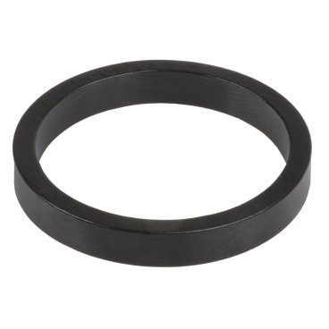 Велосипедное кольцо MESSING, под вынос 1 1/8", алюминий, черный, 5мм, 390602