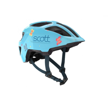 Фото Шлем велосипедный SCOTT Spunto Kid light blue onesize, 50-56 см, 2019, 270115-0085