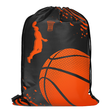 Мешок спортивный COVA/PROTECT "Баскетбол", 36х48см, черный, FOP55524