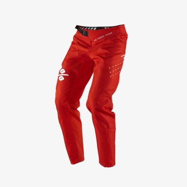 Фото Велоштаны 100% R-Core Pants, красный 2019, 43104-003-34