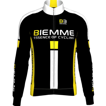Велофутболка Biemme Team Velomarket, длинный рукав, 2018, AB14B0152M