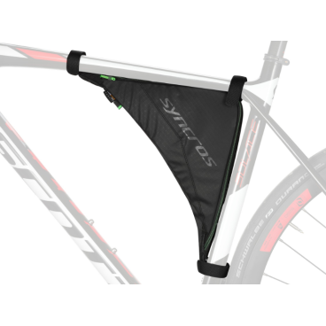 Сумка велосипедная Syncros Frame Retro, на раму, black, 264525