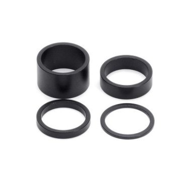 Фото Проставочные кольца ALHONGA HJ-AL001 ED, 5 мм, черный, ALH_HJ-AL001_ED_black_5mm