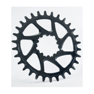 Фото Звезда велосипедная Garbaruk, передняя, SRAM BB30 Round 30T Black, 5907441526043