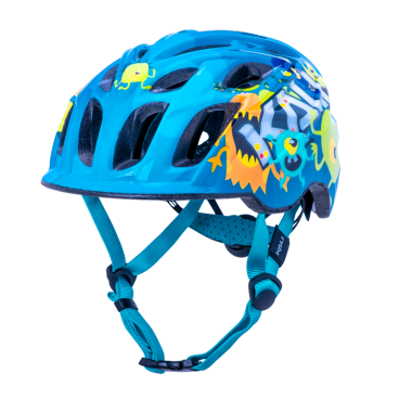 Шлем велосипедный детский KALI CHAKRA CHILD, KIDS, 21 отверстие, Monsters Blu