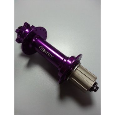 Велосипедная втулка для фэтбайка Bitex, задняя, под кассету, фиолетовый, FB-MTR-M10-197Purple_ShST