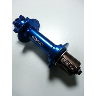 Фото Велосипедная втулка для фэтбайка Bitex, задняя, под кассету, синий, FB-MTR-M10-197Blue_ShimAL