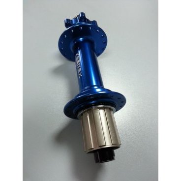 Велосипедная втулка для фэтбайка Bitex, задняя, под кассету, синий, FB-MTR12-190Blue_ShimST