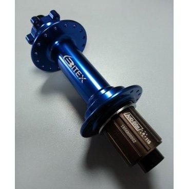 Велосипедная втулка для фэтбайка Bitex , задняя, под кассету, синий, FB-MTR12-190Blue_ShimAL