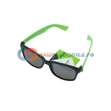 Очки велосипедные, Merida Merida Promotion Sunglasses BlackGreen, линзы черные, 2313001185