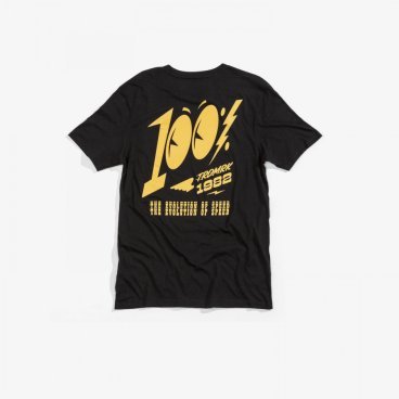 Велофутболка 100% Sunnyside Tee-Shirt, черный, 2020, 32105-001-11