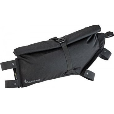 Сумка велосипедная на раму ACEPAC Roll Frame Bag M, черный, 106207