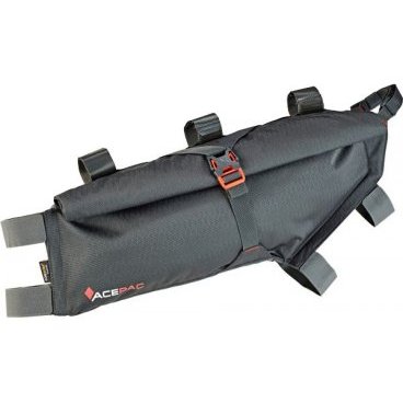 Сумка велосипедная на раму ACEPAC Roll Frame Bag M, серый, 106221