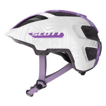 Шлем велосипедный подростковый Scott Spunto Junior (CE), бело-фиолетовый 2020, 275232-2320