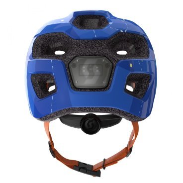 Шлем велосипедный детский Scott Spunto Kid (CE), сине-оранжевый 2020