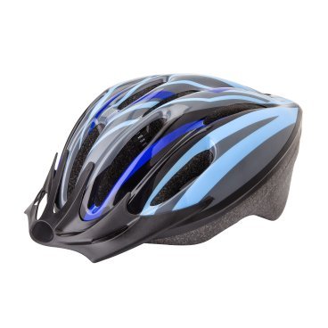 Шлем велосипедный Stels MQ-12, серо-голубой, LU088815
