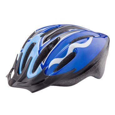 Шлем велосипедный Stels MQ-12, синий, LU088813