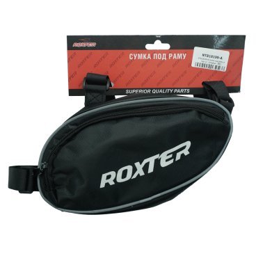 Фото Сумка велосипедная ROXTER, под раму, в торговой упаковке, черный, NTB18199-A