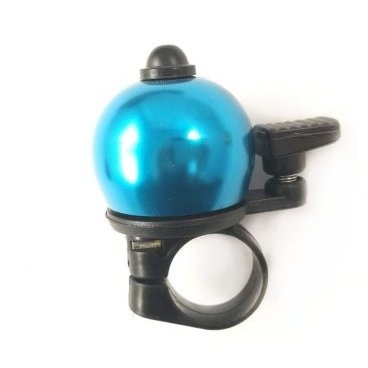 Звонок велосипедный FORWARD D36, алюминий, форма полусфера, синий металлик, 4630031482771