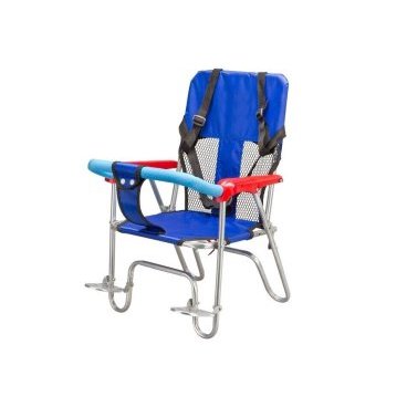 Фото Детское велокресло DEMEN, на багажник, синий, до 20 кг, REQDMZY3A002