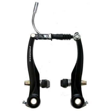 Тормоз велосипедный PROMAX TX-117, V-brake, алюминий, задний, 108 мм, с колодками 60 мм, черный, 1BRABKH00009