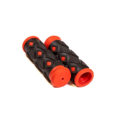 Грипсы велосипедные Jokie KIDS, 95 мм, резина, черный/оранжевый, CGRPBK100150