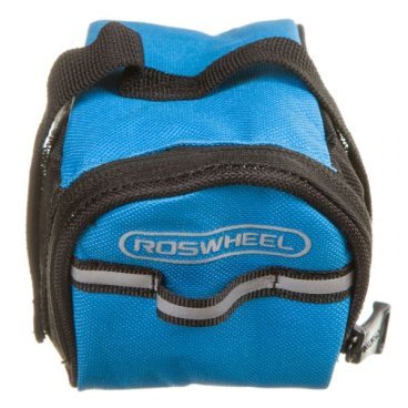 Сумка велосипедная Roswheel 13567-B, под седло, Черный/Синий, Х94987