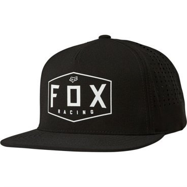 Бейсболка велосипедная FOX Crest Snapback Hat, Black, 26036-001-OS