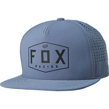 Бейсболка велосипедная FOX Crest Snapback Hat, Blue Steel, 26036-305-OS