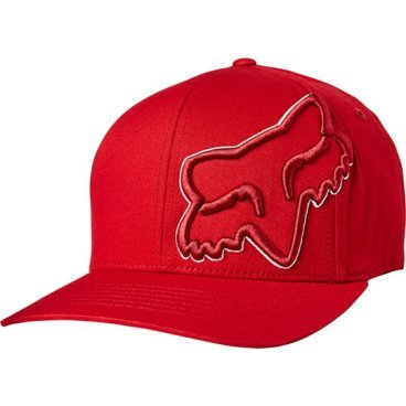 Бейсболка велосипедная FOX Episcope Flexfit Hat, Red/White, 23689-054-L/XL