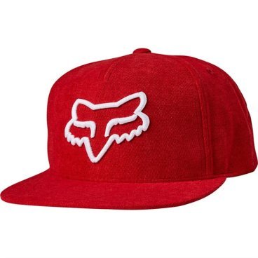 Бейсболка велосипедная FOX Instill Snapback Hat, Red/White, 21999-054-OS