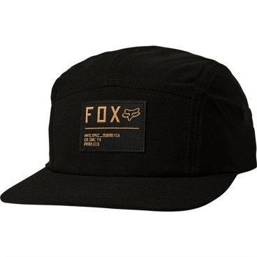 Бейсболка велосипедная FOX Non Stop 5 Panel Hat, Black/Yellow, 25202-019-OS