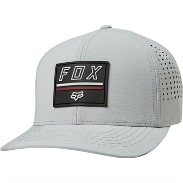 Фото Бейсболка велосипедная FOX Serene Flexfit Hat Grey/Black, 24955-035-S/M