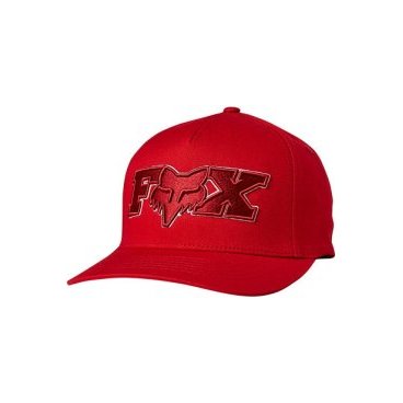 Бейсболка велосипедная FOX Ellipsoid Flexfit Hat, Chili, 24421-555-L/XL