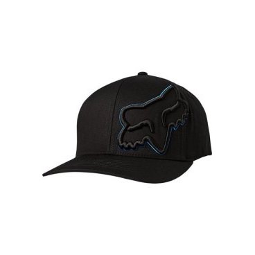 Фото Бейсболка велосипедная FOX Episcope Flexfit Hat, Black/Blue, 23689-013-L/XL