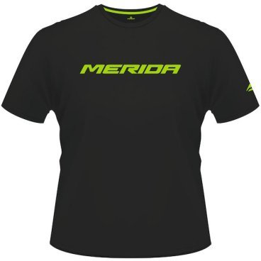 Фото Футболка велосипедная MERIDA T-Shirt, Black короткий рукав, 2287013323