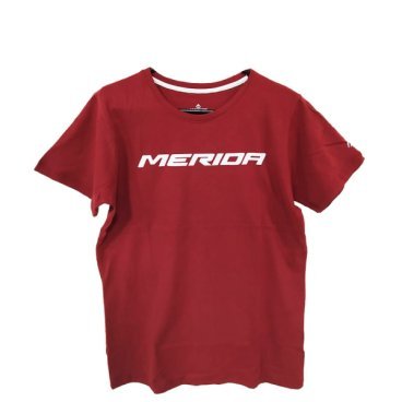 Фото Футболка велосипедная MERIDA T-Shirt, Red, короткий рукав, 2287013646