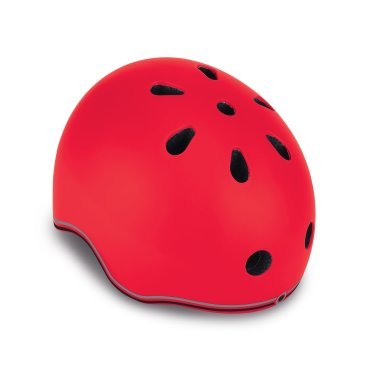 Шлем велосипедный Globber GO UP LIGHTS, детский, красный, 506-102
