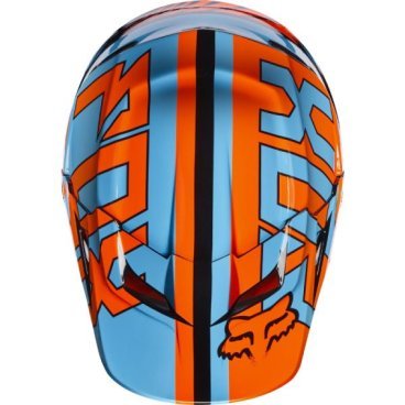Козырек к велошлему подростковому Fox V1 Falcon Youth Helmet Visor, Black/Orange, 18272-016-OS