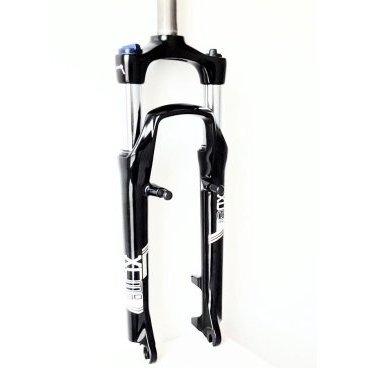 Фото Вилка велосипедная амортизационная Suntour, 26'', под V-brake и диск, ход 120мм, ось 9мм,1.1/8'', черная, SF13-XСM30-LO2