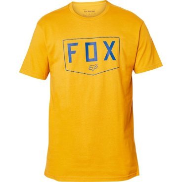 Футболка Fox Shield SS Premium, Tee Mustard, 24429-440