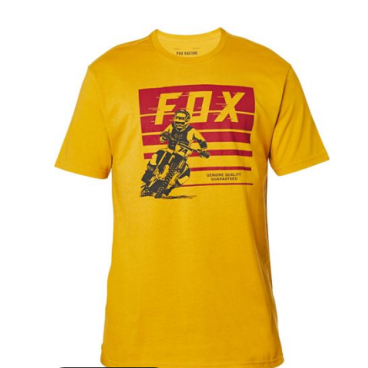 Футболка велосипедная Fox Advantage SS Premium Tee, Mustard, 26001-440