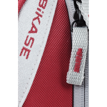 Велосумка BiKase Beetle, на верхнюю часть рамы, с чехлом для смартфона, красный, 1027