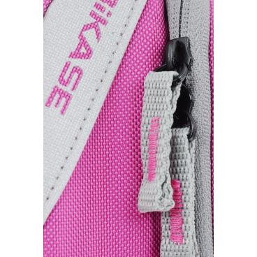 Велосумка BiKase Beetle, на верхнюю часть рамы, с чехлом для смартфона, розовая, 1029