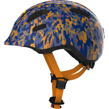 Фото Шлем велосипедный ABUS Smiley 2.0, детский, camou blue (сине-оранжевый камо), 05-0086957