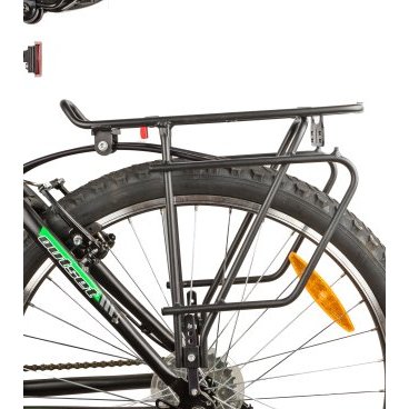 Велобагажник AUTHOR ACR-65-Alu Carrymore, алюминий, 24-29", сварной, черный, 8-15200242