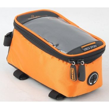 Фото Сумка на раму увеличенная Vinca Sport, отделение для телефона, 195*100*100мм, оранжевая, FB 07-2 L orange