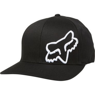 Бейсболка велосипедная Fox Flex 45 Flexfit Hat, black/white, 2021, 58379-018-2X