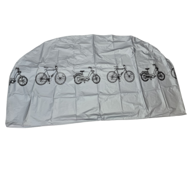 Фото Накидка для велосипеда, от дождя, 196х64х110 см, в упаковке, серый, NTB21253