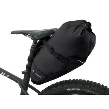 Сумка велосипедная VAUDE Trailsaddle, подседельная, большая, black uni, 12700